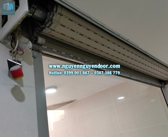 CỬA CUỐN KHE THOÁNG CN ĐỨC LÀM HẦM TẠI KHU ĐÔ THỊ VẠN PHÚC