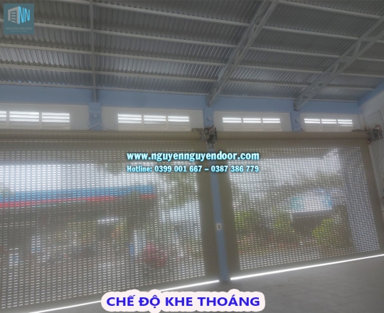 CỬA CUỐN KHE THOÁNG CÔNG NGHỆ ĐỨC TẠI QUẬN 2 – P1