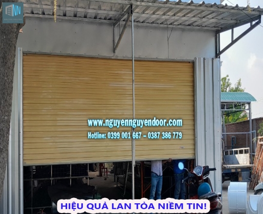 CỬA CUỐN TẤM LIỀN CÔNG NGHỆ ÚC TẠI HÓC MÔN, TP HCM