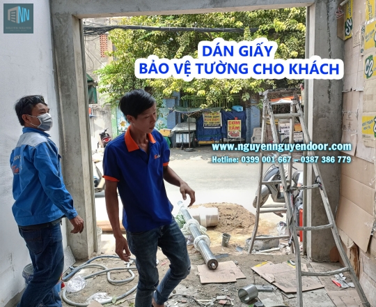 CÔNG TRÌNH CỬA CUỐN ANH BÌNH XÂY DỰNG TẠI VŨ TÙNG BÌNH THẠNH
