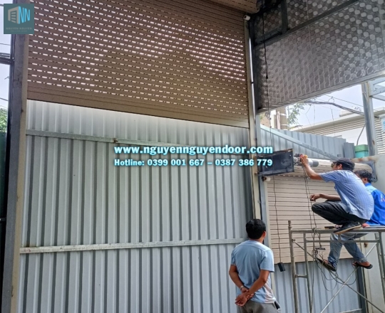 CỬA CUỐN KHE THOÁNG CÔNG NGHỆ ĐỨC TẠI HIỆP BÌNH PHƯỚC, THỦ ĐỨC