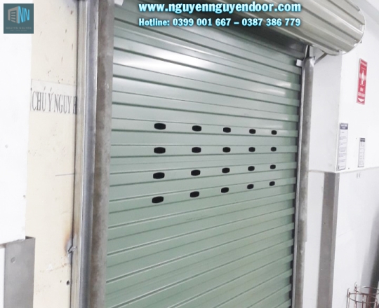 CỬA CUỐN ĐẨY TAY CÔNG NGHỆ ÚC TẠI SÓNG THẦN