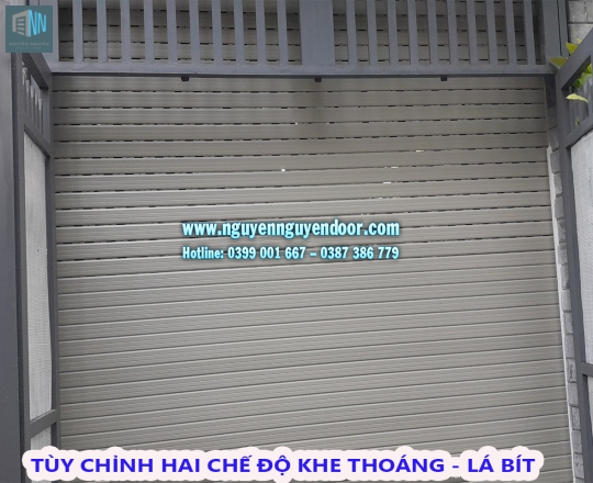 CỬA CUỐN KHE THOÁNG CÔNG NGHỆ ĐỨC TẠI GÒ VẤP, TP HCM