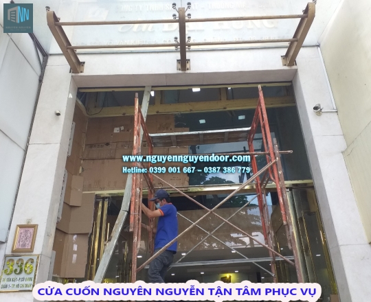 CỬA CUỐN KHE THOÁNG CÔNG NGHỆ ĐỨC TẠI ĐƯỜNG VÕ VĂN KIỆT, Q1, TP HCM
