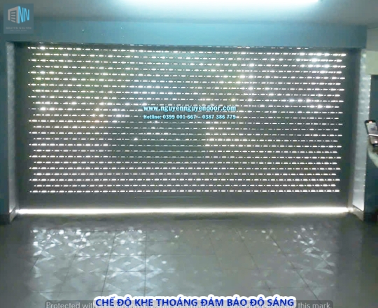 CỬA CUỐN KHE THOÁNG CÔNG NGHỆ ĐỨC TẠI THẠNH MỸ LỢI QUẬN 2