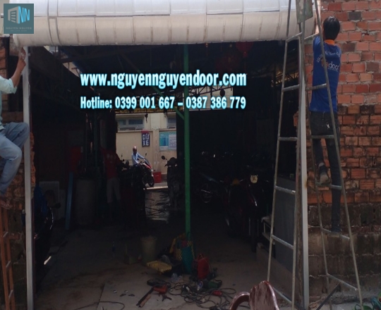 CÔNG TRÌNH CỬA CUỐN ĐẨY TA LÁ ÚC NHÀ ANH CƯỜNG - VÕ VĂN NGÂN, THỦ ĐỨC