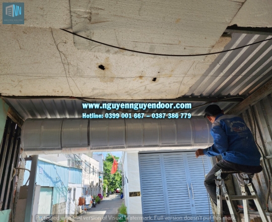 CÔNG TRÌNH CỬA CUỐN CÔNG NGHỆ ÚC ĐƯỜNG 8, HIỆP BÌNH PHƯỚC, THỦ ĐỨC