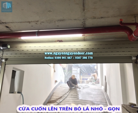 CỬA CUỐN KHE THOÁNG CÔNG NGHỆ ĐỨC LÀM CỬA HẦM TẠI VÕ VĂN TẦN, QUẬN 3