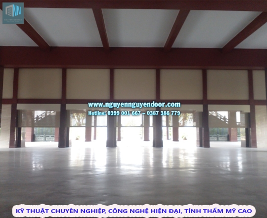 CỬA CUỐN KHE THOÁNG CÔNG NGHỆ ĐỨC TẠI HỌC VIỆN PHẬT GIÁO VIỆT NAM, BÌNH CHÁNH, TP.HCM