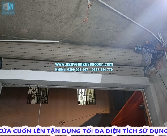 CỬA CUỐN KHE THOÁNG CÔNG NGHỆ ĐỨC TẠI ĐƯỜNG SỐ 22, LINH ĐÔNG, THỦ ĐỨC 