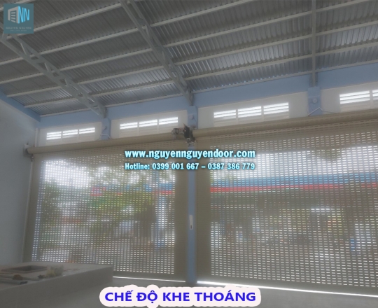 CỬA CUỐN KHE THOÁNG CÔNG NGHỆ ĐỨC TẠI QUẬN 2 – P1