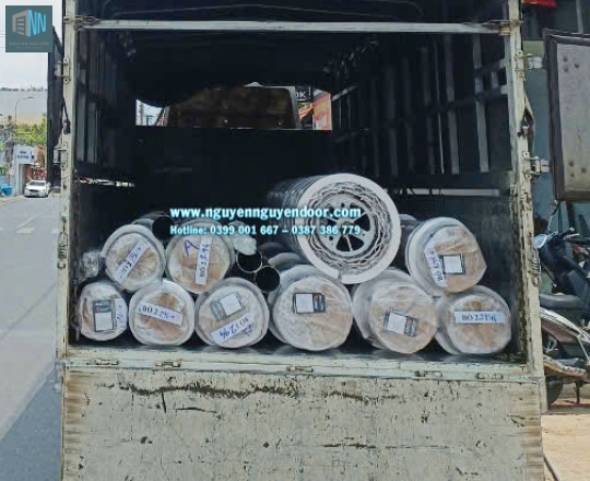 CỬA CUỐN KHE THOÁNG CÔNG NGHỆ ĐỨC TẠI BINH HUNG HOA BINH TAN
