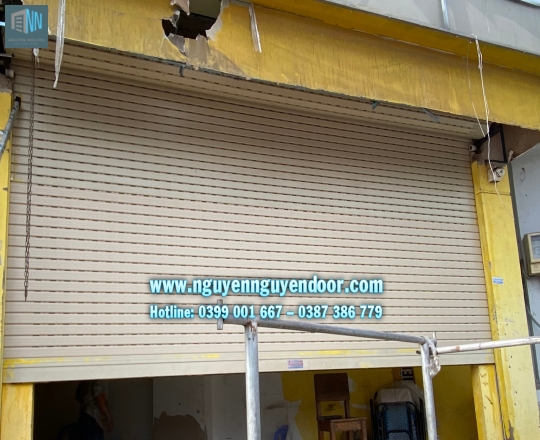 CỬA CUỐN KHE THOÁNG CÔNG NGHỆ ĐỨC TẠI NGUYỄN XÍ, BÌNH THẠNH