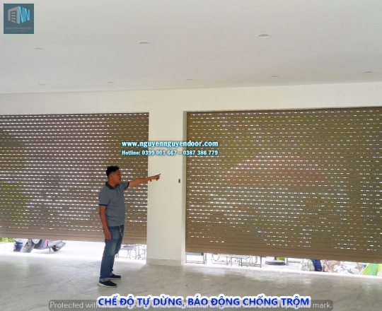 CỬA CUỐN KHE THOÁNG CÔNG NGHỆ ĐỨC TẠI TÔ HIẾN THÀNH