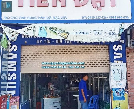 CỬA CUỐN KHE THOÁNG CÔNG NGHỆ ĐỨC TẠI BẠC LIÊU PHẦN 3