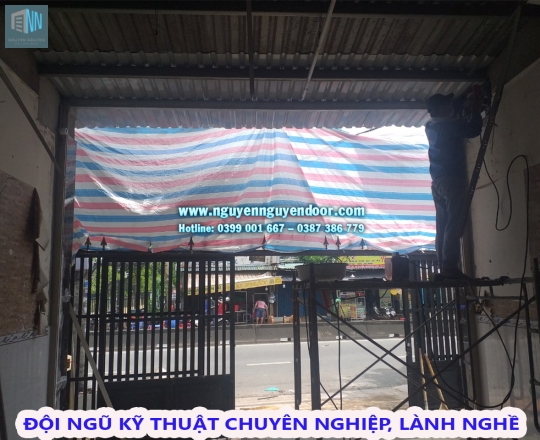 CỬA CUỐN KHE THOÁNG CÔNG NGHỆ ĐỨC TẠI HÓC MÔN, TP HCM