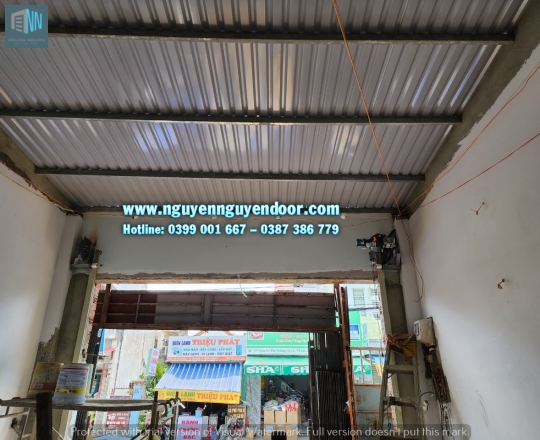 CỬA CUỐN NHÔM KHE THOÁNG CÔNG NGHỆ ĐỨC, QUẬN 12
