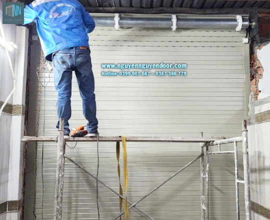CỬA CUỐN KHE THOÁNG CÔNG NGHỆ ĐỨC TẠI AN HỘI GÒ VẤP