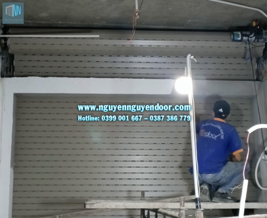 CỬA CUỐN KHE THOÁNG CÔNG NGHỆ ĐỨC TẠI ĐƯỜNG SỐ 22, LINH ĐÔNG, THỦ ĐỨC 