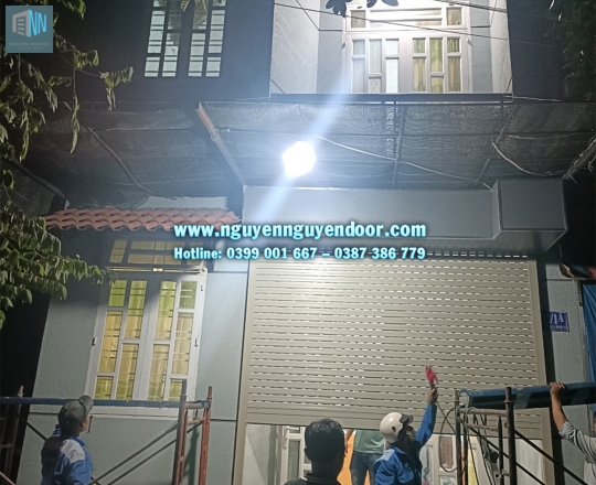 CỬA CUỐN KHE THOÁNG CÔNG NGHỆ ĐỨC TẠI NGÔ CHÍ QUỐC, BÌNH CHIỂU, THỦ ĐỨC