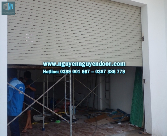 CÔNG TRÌNH CỬA CUỐN KHE THOÁNG CÔNG NGHỆ ĐỨC TẠI THỦ THỪA, LONG AN