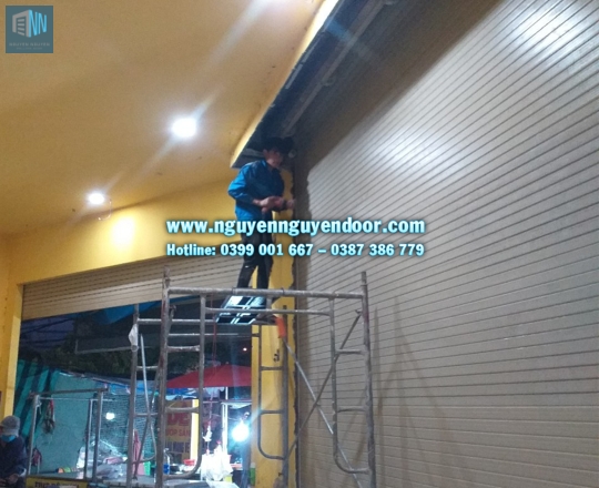 CỬA CUỐN KHE THOÁNG CÔNG NGHỆ ĐỨC TẠI NGUYỄN XÍ, BÌNH THẠNH