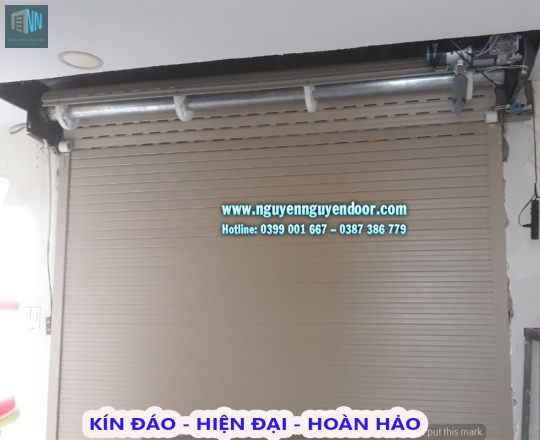 CỬA CUỐN KHE THOÁNG CÔNG NGHỆ ĐỨC TẠI LÊ HỒNG PHONG, QUẬN 10