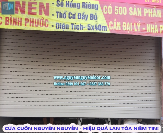 CỬA CUỐN KHE THOÁNG CÔNG NGHỆ ĐỨC TẠI TRƯỜNG THỌ, THỦ ĐỨC 