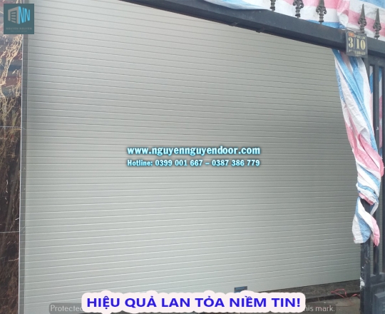 CỬA CUỐN KHE THOÁNG CÔNG NGHỆ ĐỨC TẠI HÓC MÔN, TP HCM
