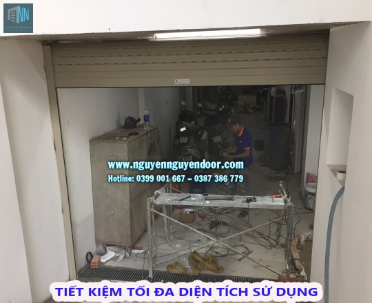 CỬA CUỐN KHE THOÁNG CÔNG NGHỆ ĐỨC LÀM CỬA HẦM TẠI VÕ VĂN TẦN, QUẬN 3