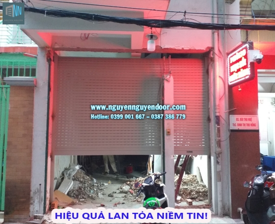 CỬA CUỐN KHE THOÁNG CÔNG NGHỆ ĐỨC TẠI QUẬN 5, TP HCM