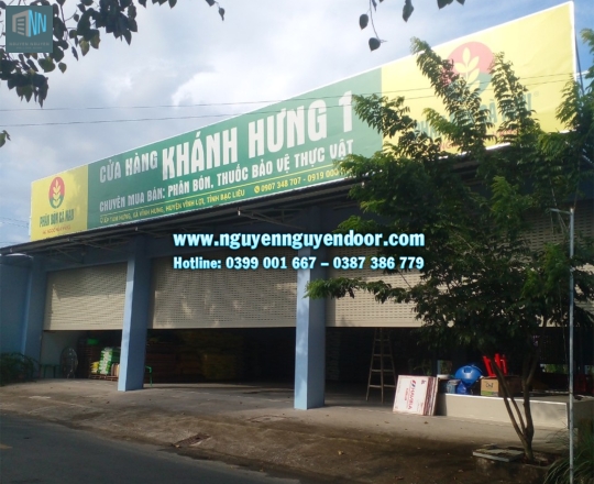 CỬA CUỐN KHE THOÁNG CÔNG NGHỆ ĐỨC TẠI BẠC LIÊU - PHẦN 2