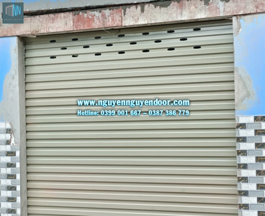 CỬA CUỐN TẤM LIỀN ĐẨY TAY CÔNG NGHỆ ÚC TẠI LINH ĐÔNG, THỦ ĐỨC - PHẦN 1