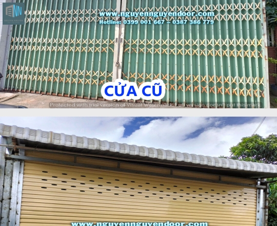 CÔNG TRÌNH CỬA CUỐN CÔNG NGHỆ ÚC TẠI BÌNH HÒA, THUẬN AN, BÌNH DƯƠNG