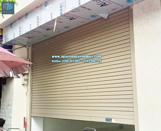 CỬA CUỐN KHE THOÁNG CÔNG NGHỆ ĐỨC TẠI TÔ HIẾN THÀNH