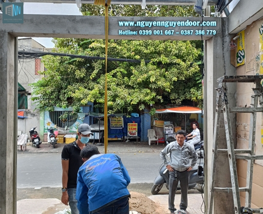 CÔNG TRÌNH CỬA CUỐN ANH BÌNH XÂY DỰNG TẠI VŨ TÙNG BÌNH THẠNH
