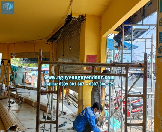 CỬA CUỐN KHE THOÁNG CÔNG NGHỆ ĐỨC TẠI NGUYỄN XÍ, BÌNH THẠNH