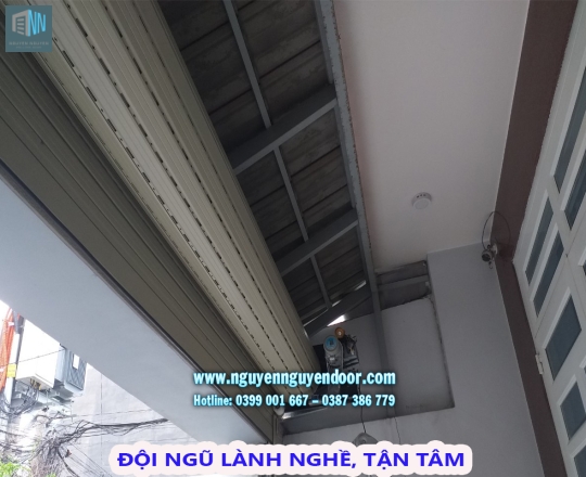 CỬA CUỐN KHE THOÁNG CÔNG NGHỆ ĐỨC TẠI ĐƯỜNG 12, TAM BÌNH, THỦ ĐỨC