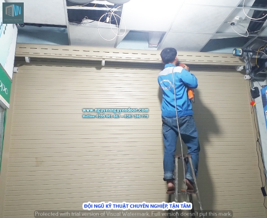 CỬA CUỐN KHE THOÁNG CÔNG NGHỆ ĐỨC TẠI BẠC LIÊU PHẦN 3
