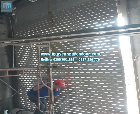 CỬA CUỐN KHE THOÁNG CÔNG NGHỆ ĐỨC TẠI TĂNG NHƠN PHÚ, QUẬN 9
