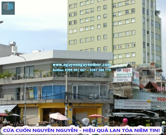 CỬA CUỐN KHE THOÁNG CÔNG NGHỆ ĐỨC TẠI NGUYỄN XÍ, BÌNH THẠNH