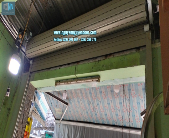CÔNG TRÌNH CỬA CUỐN NHÀ ANH NINH PHẠM VIẾT CHÁNH Q3