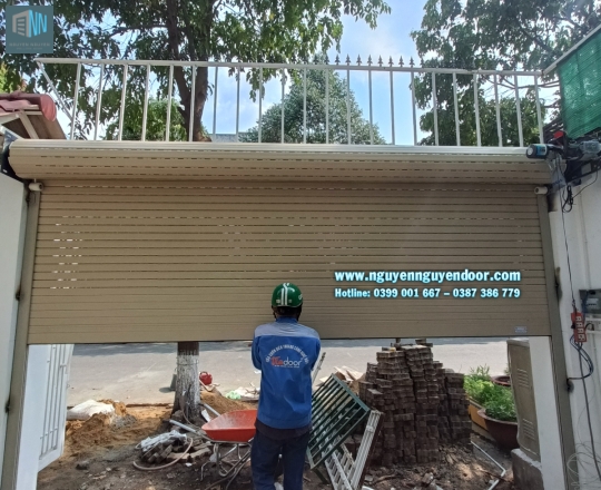CÔNG TRÌNH CỬA CUỐN TẠI PHAN VĂN TRỊ, GÒ VẤP
