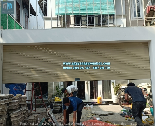 CÔNG TRÌNH CỬA CUỐN TẠI PHAN VĂN TRỊ, GÒ VẤP