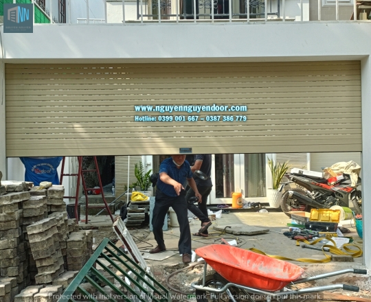 CÔNG TRÌNH CỬA CUỐN TẠI PHAN VĂN TRỊ, GÒ VẤP
