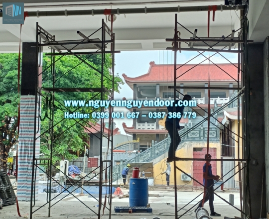 CỬA CUỐN CÔNG NGHỆ ĐỨC CHÙA PHỔ QUANG PHẦN 1