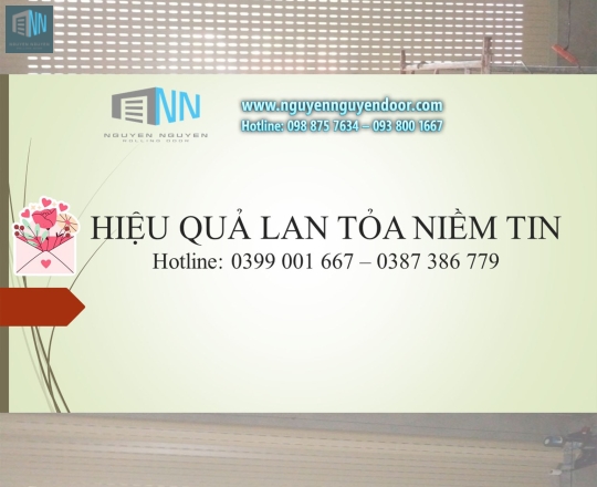 CÔNG TRÌNH CỬA CUỐN KDC HỒNG LONG