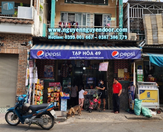 CÔNG TRÌNH CỬA CUỐN NHÀ ANH NINH PHẠM VIẾT CHÁNH Q3