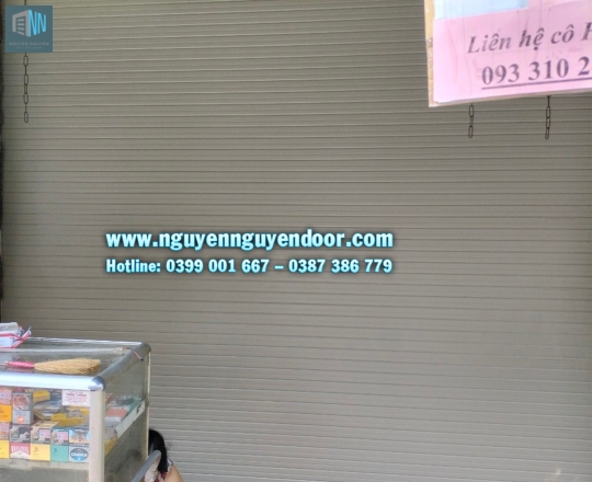 CÔNG TRÌNH CỬA CUỐN NHÀ ANH NINH PHẠM VIẾT CHÁNH Q3