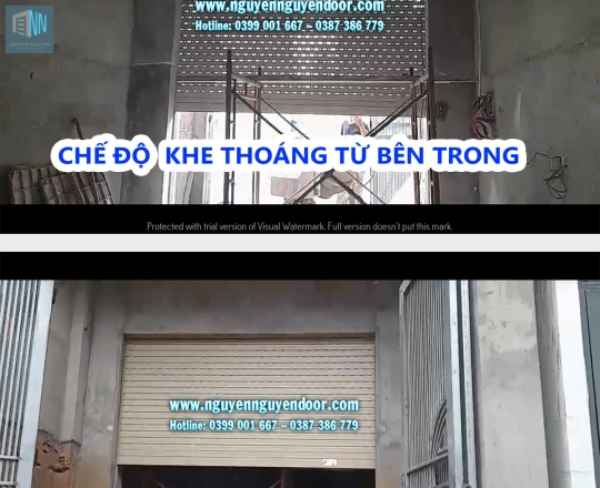 CÔNG TRÌNH CỬA CUỐN LÁ ĐỨC ANH HƯƠNG QL1A